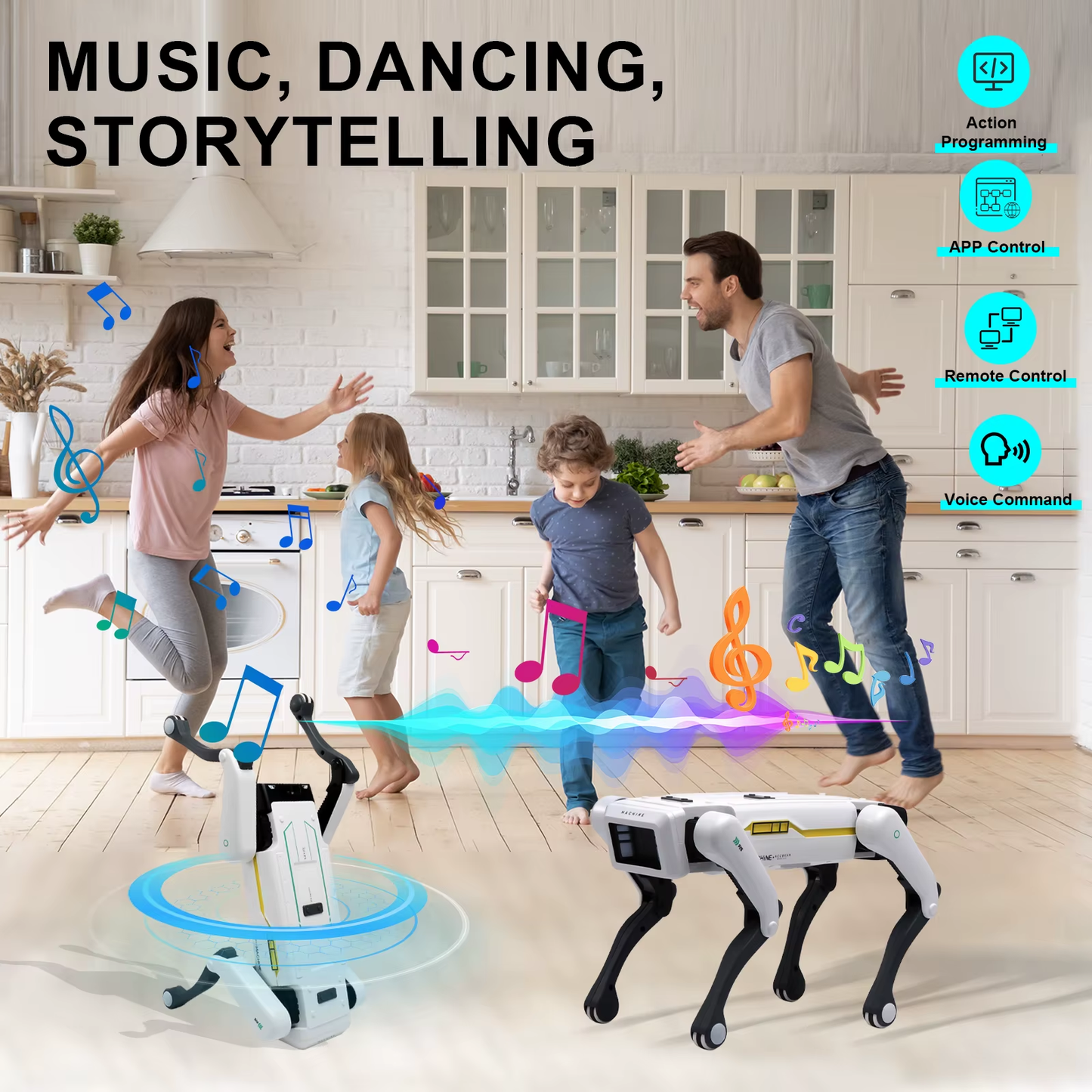 Meet Your New Smart Best Friend : The AI-Powered Robot Dog That Talks, Dances, and Sings! Perfect Fun for Kids! 🐶🎶🤖✨