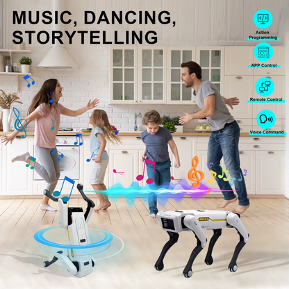 Meet Your New Smart Best Friend : The AI-Powered Robot Dog That Talks, Dances, and Sings! Perfect Fun for Kids! 🐶🎶🤖✨
